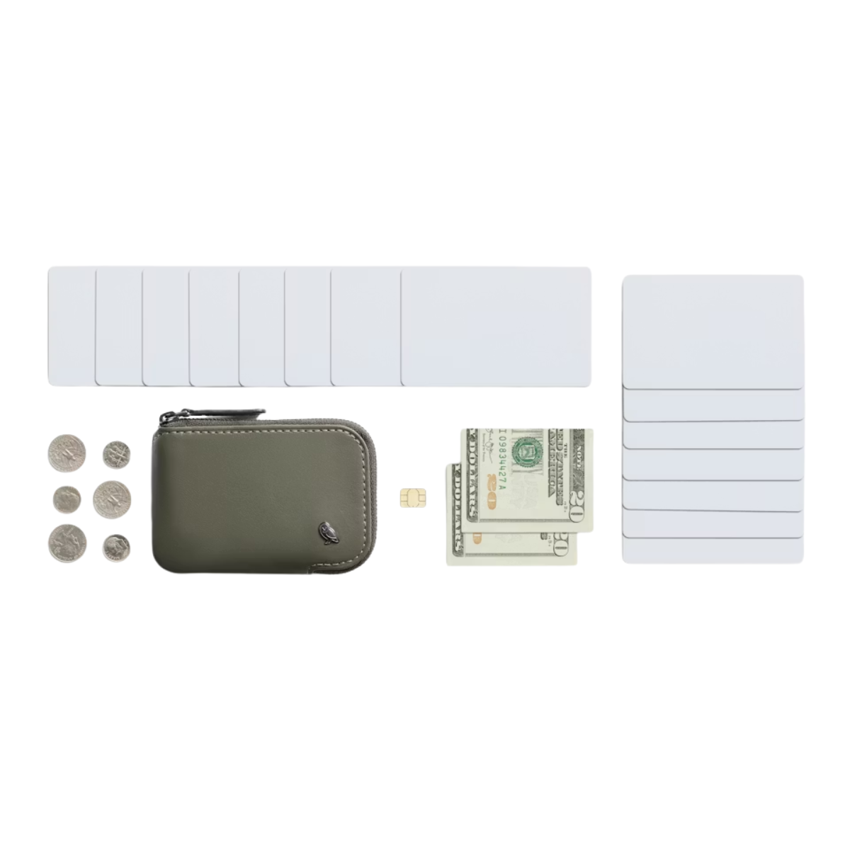 Bellroy Card Pocket in Willow