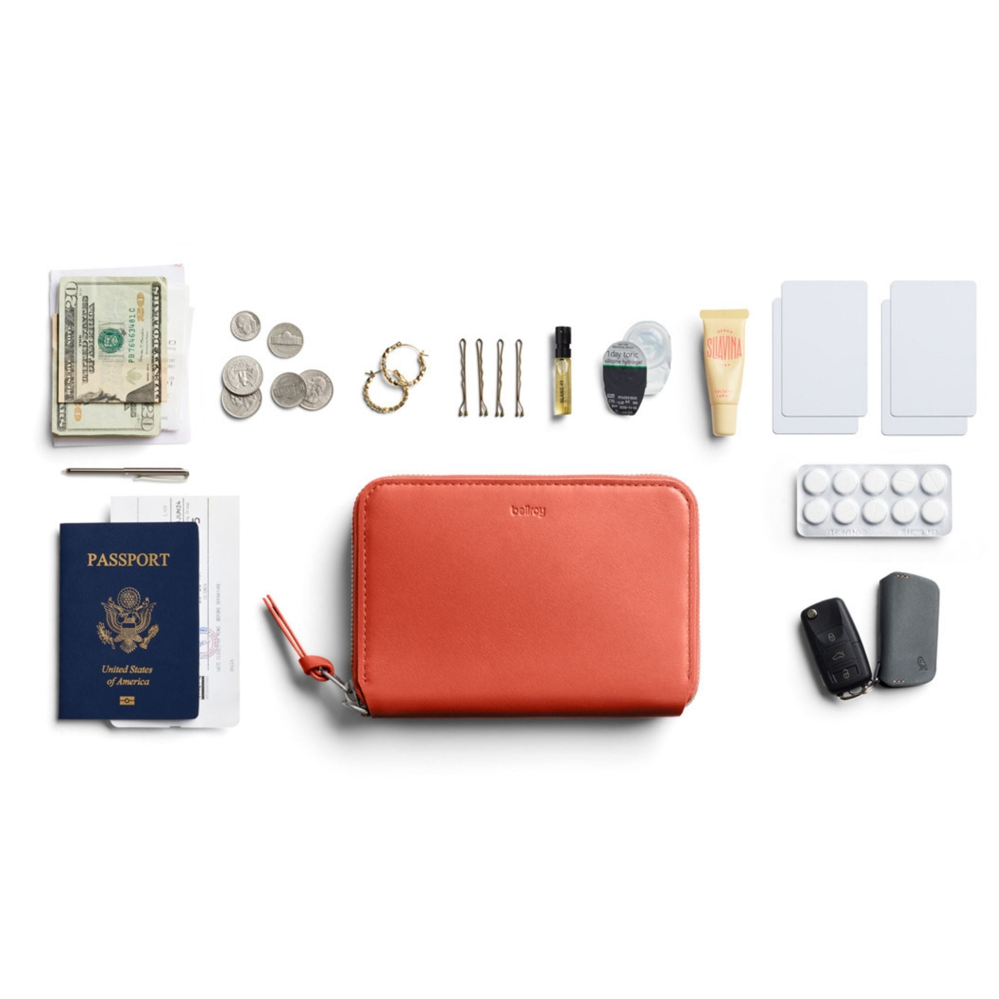 Bellroy Folio Wallet in Blood Orange