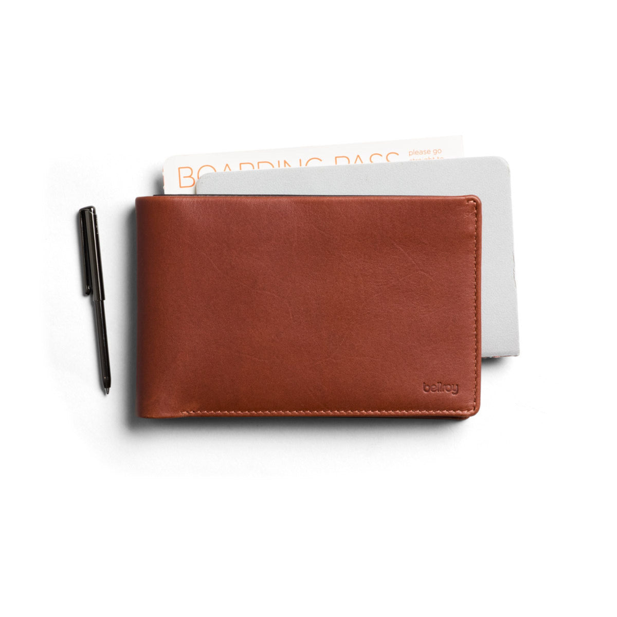 Bellroy Travel Wallet in Burnt Umber