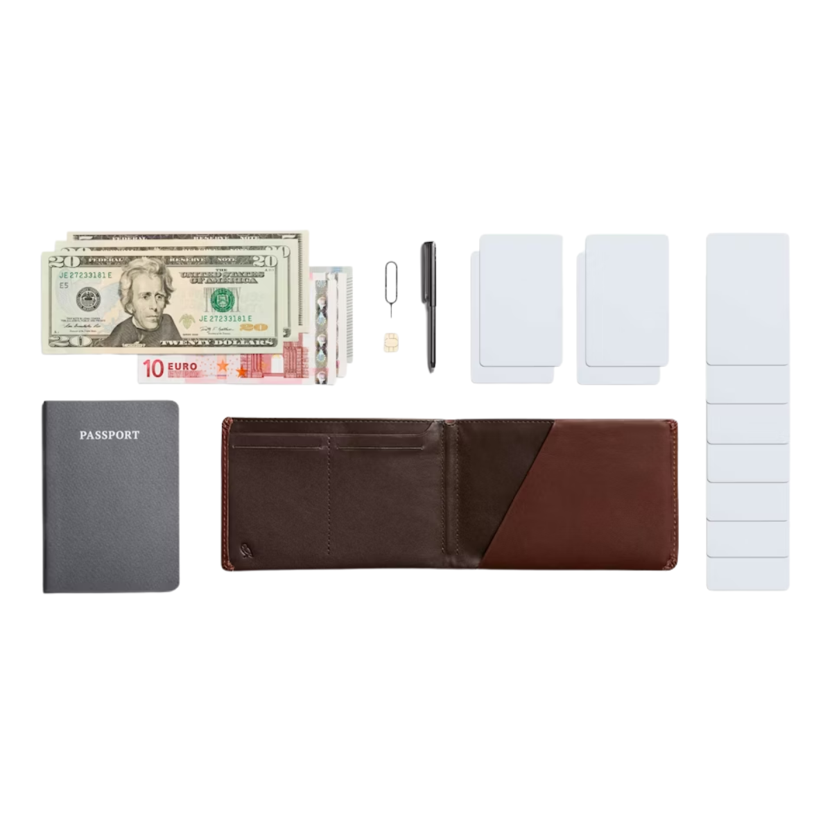 Bellroy Travel Wallet in Cocoa