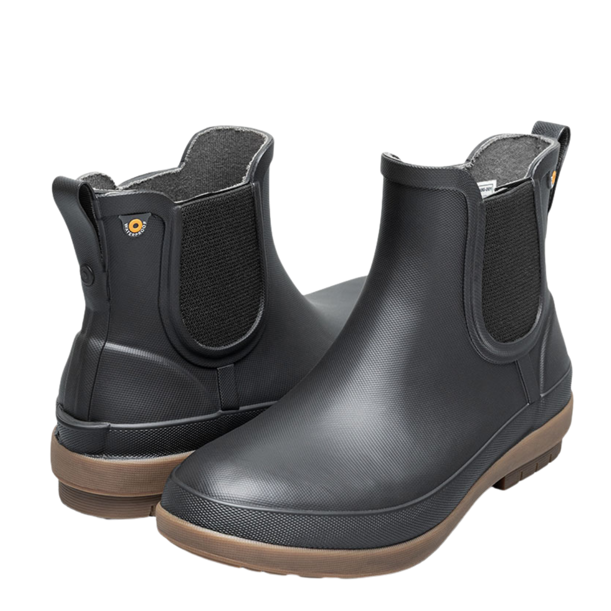 Bogs Women's Amanda II Chelsea Rain Boots in Black