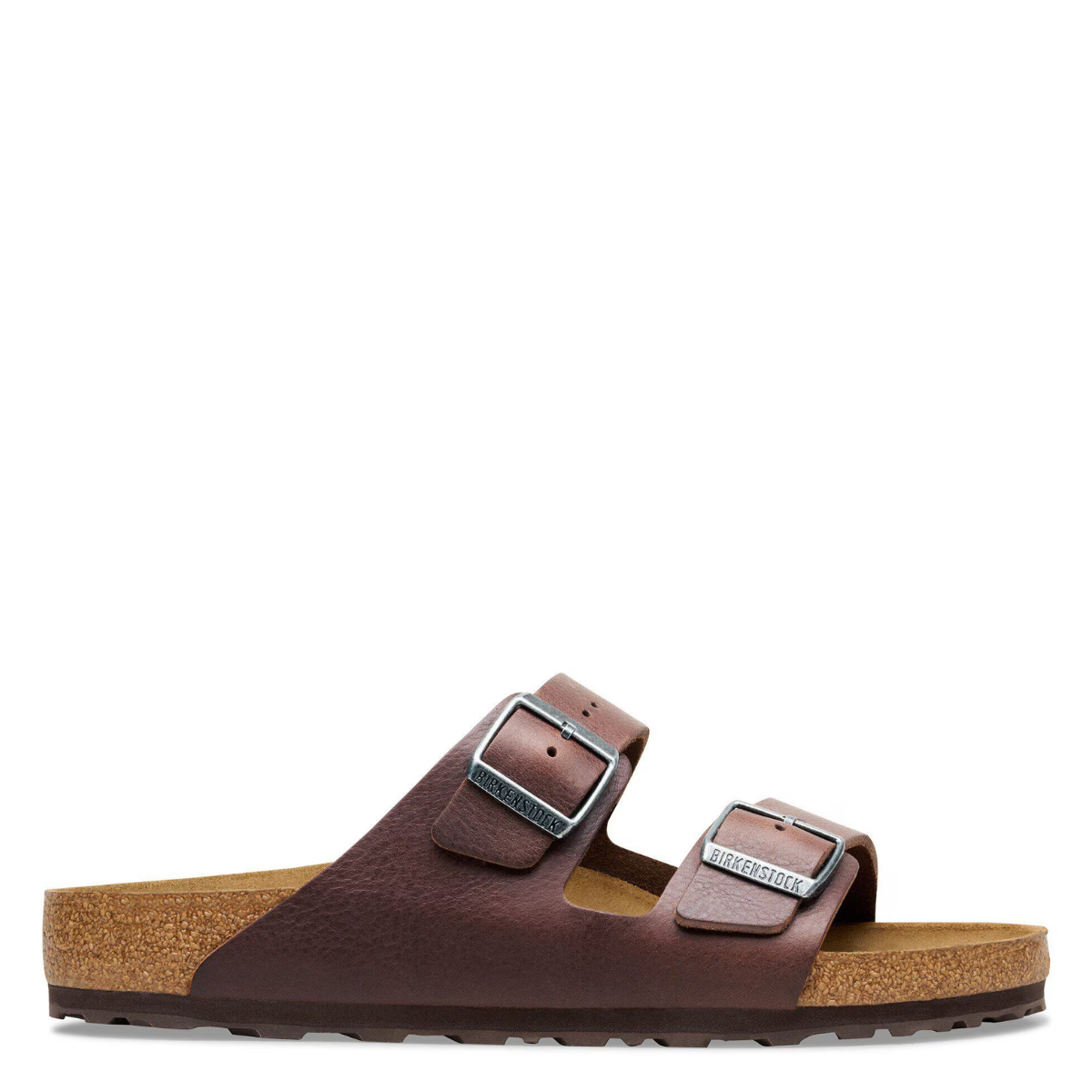Birkenstock Men's Arizona Grip Leather in Vintage Wood Roast