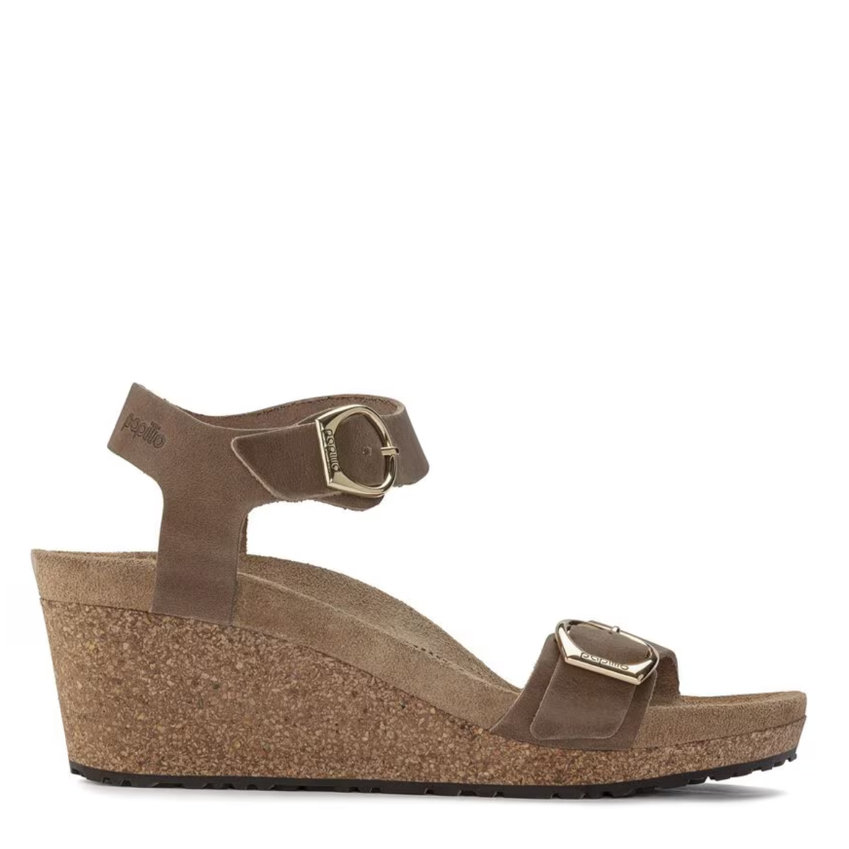 Birkenstock Women's Soley Ring-Buckle Oiled Leather in Cognac