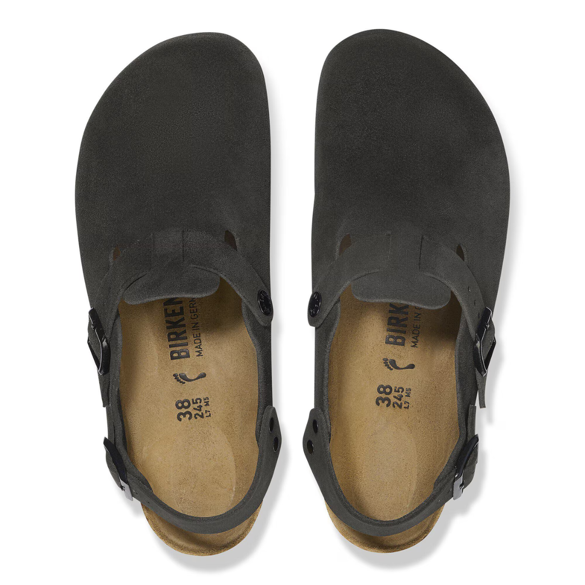 Birkenstock Women's Tokio Suede Leather in Black