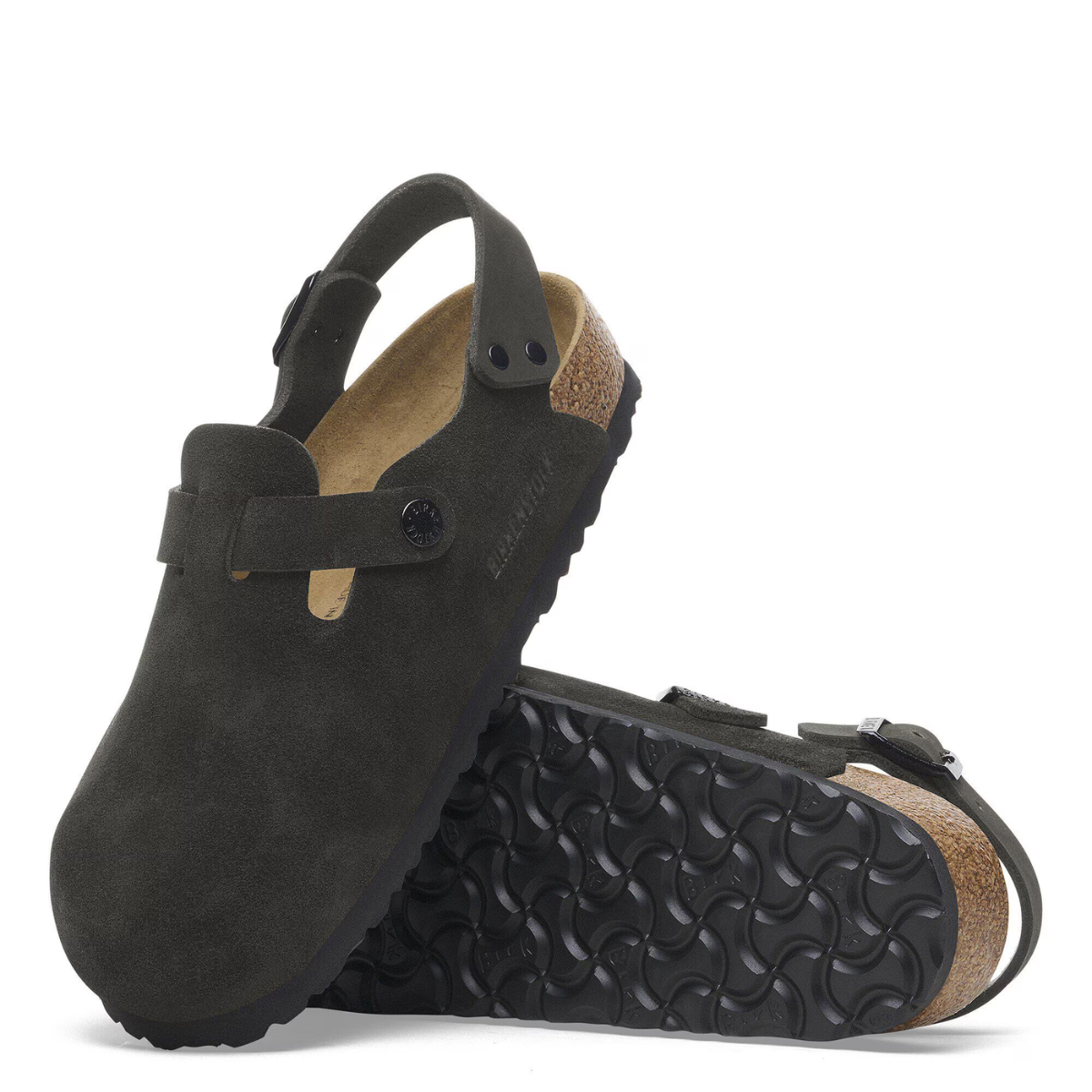Birkenstock Women's Tokio Suede Leather in Black