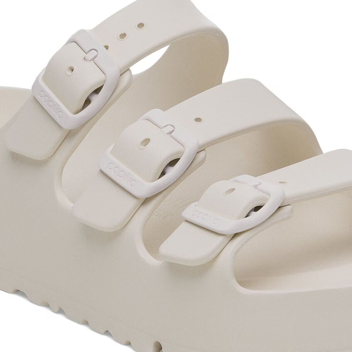 Birkenstock Women&#39;s Florida Flex Platform EVA in Eggshell