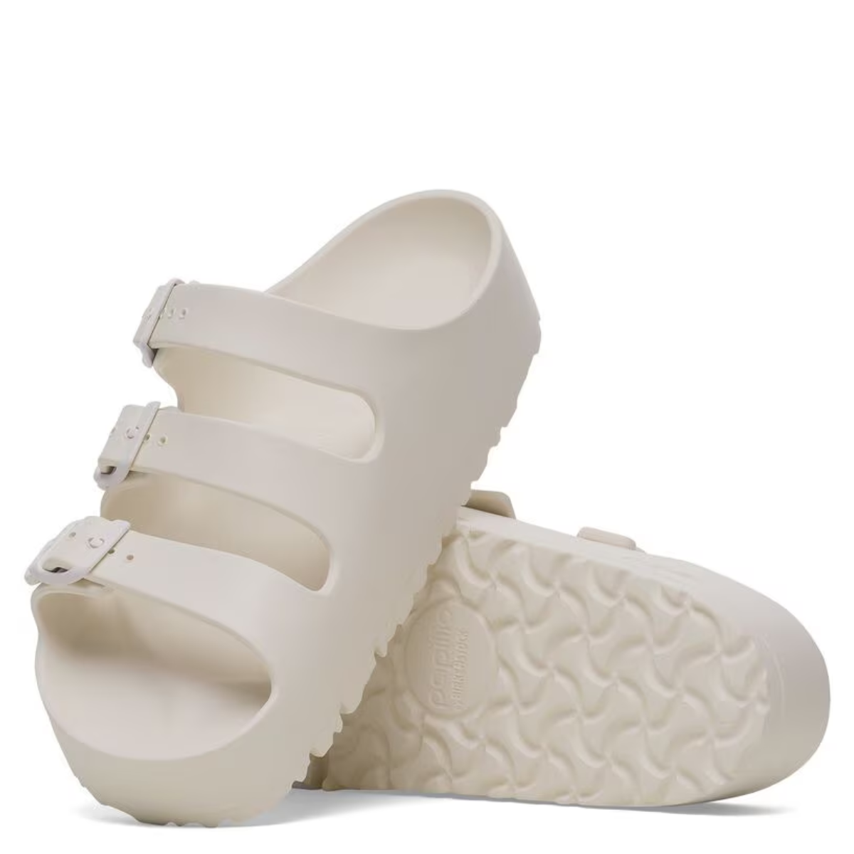 Birkenstock Women&#39;s Florida Flex Platform EVA in Eggshell