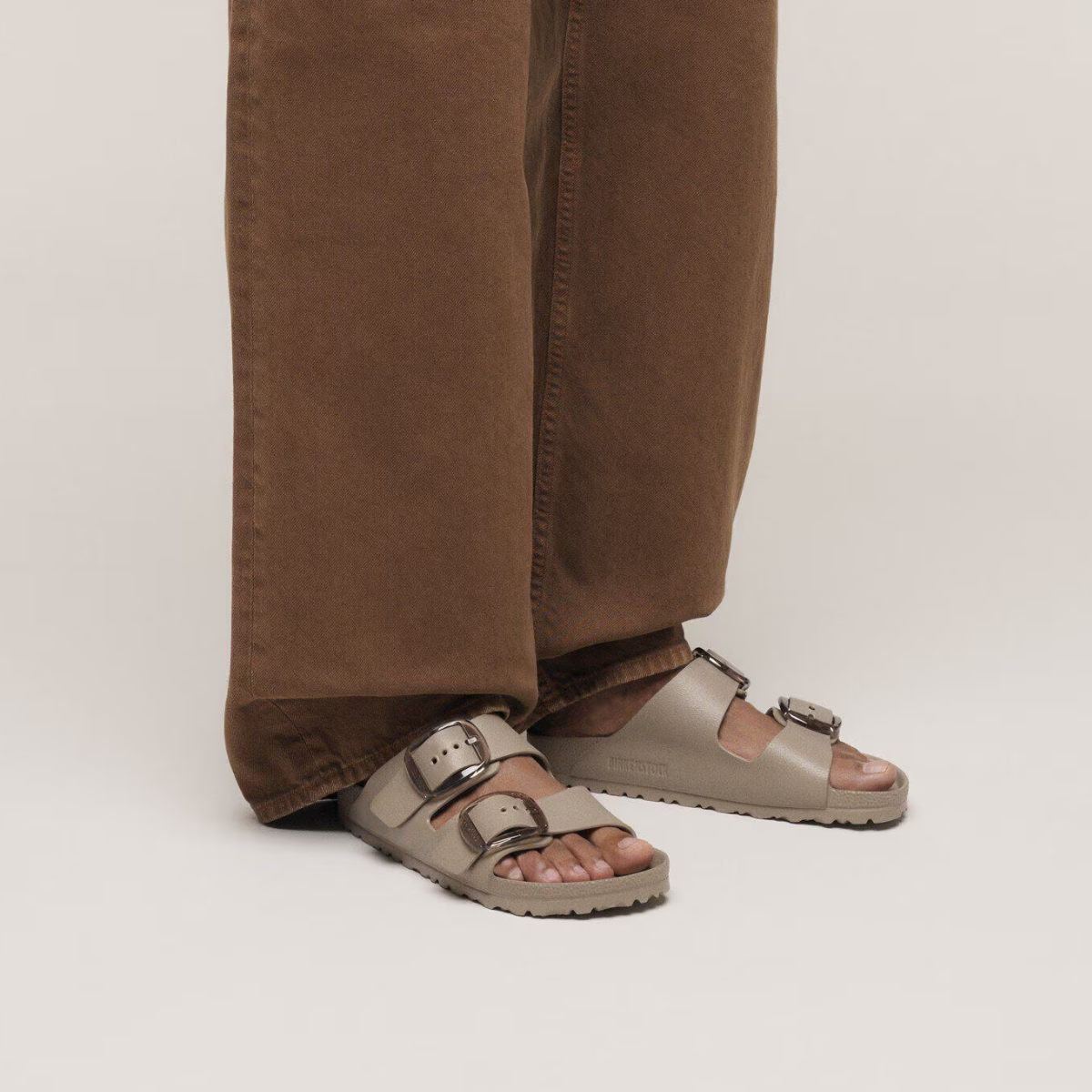 Birkenstock Women's Arizona Big Buckle EVA in Gray Taupe