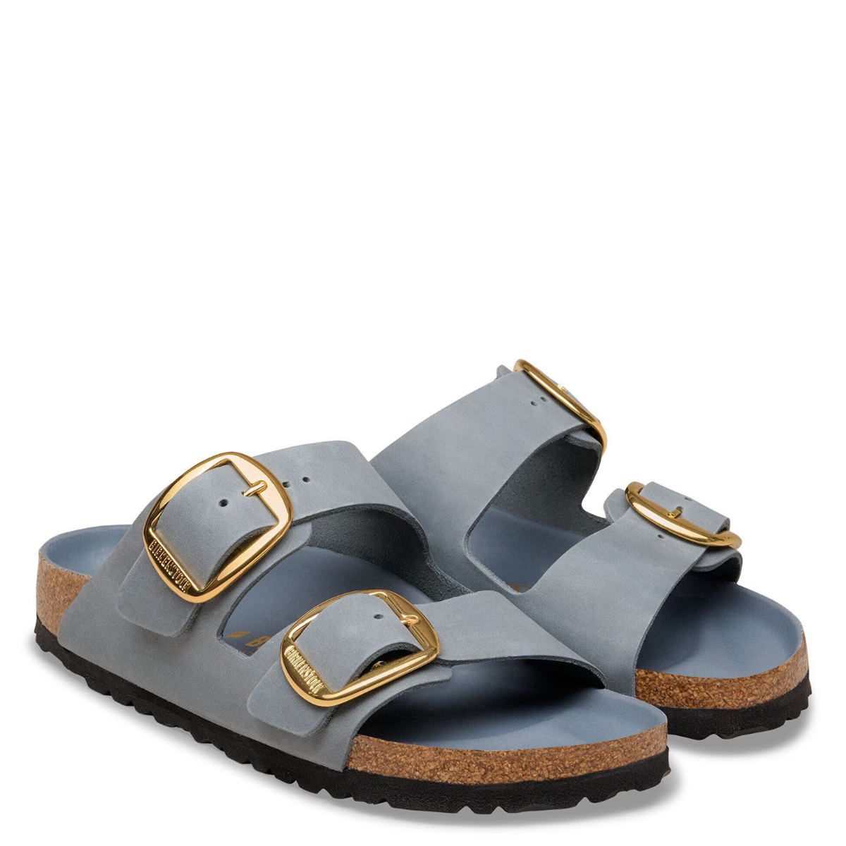 Birkenstock Women's Arizona Big Buckle Oiled Leather in Basalt Gray