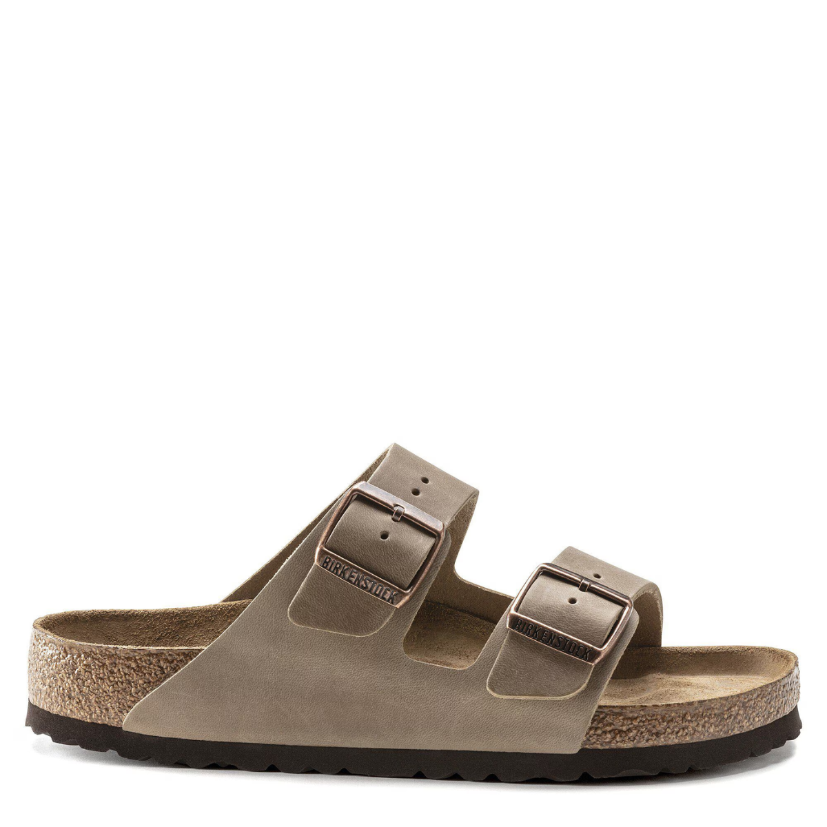 Birkenstock Arizona Softbed Oiled Leather in Tobacco Brown