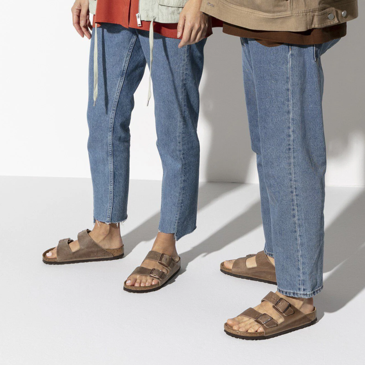 Birkenstock Arizona Softbed Oiled Leather in Tobacco Brown