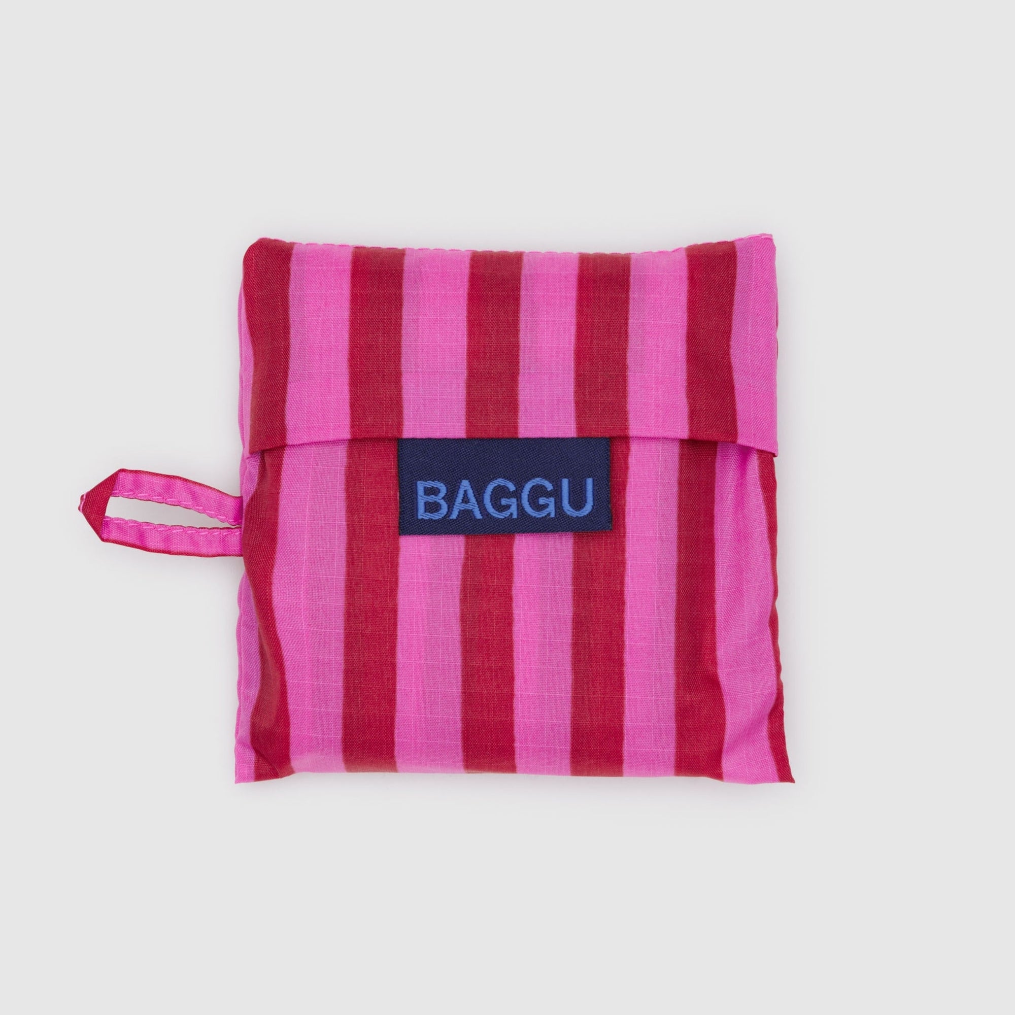 Baggu Baby Baggu in Pink &amp; Red Painted Stripe