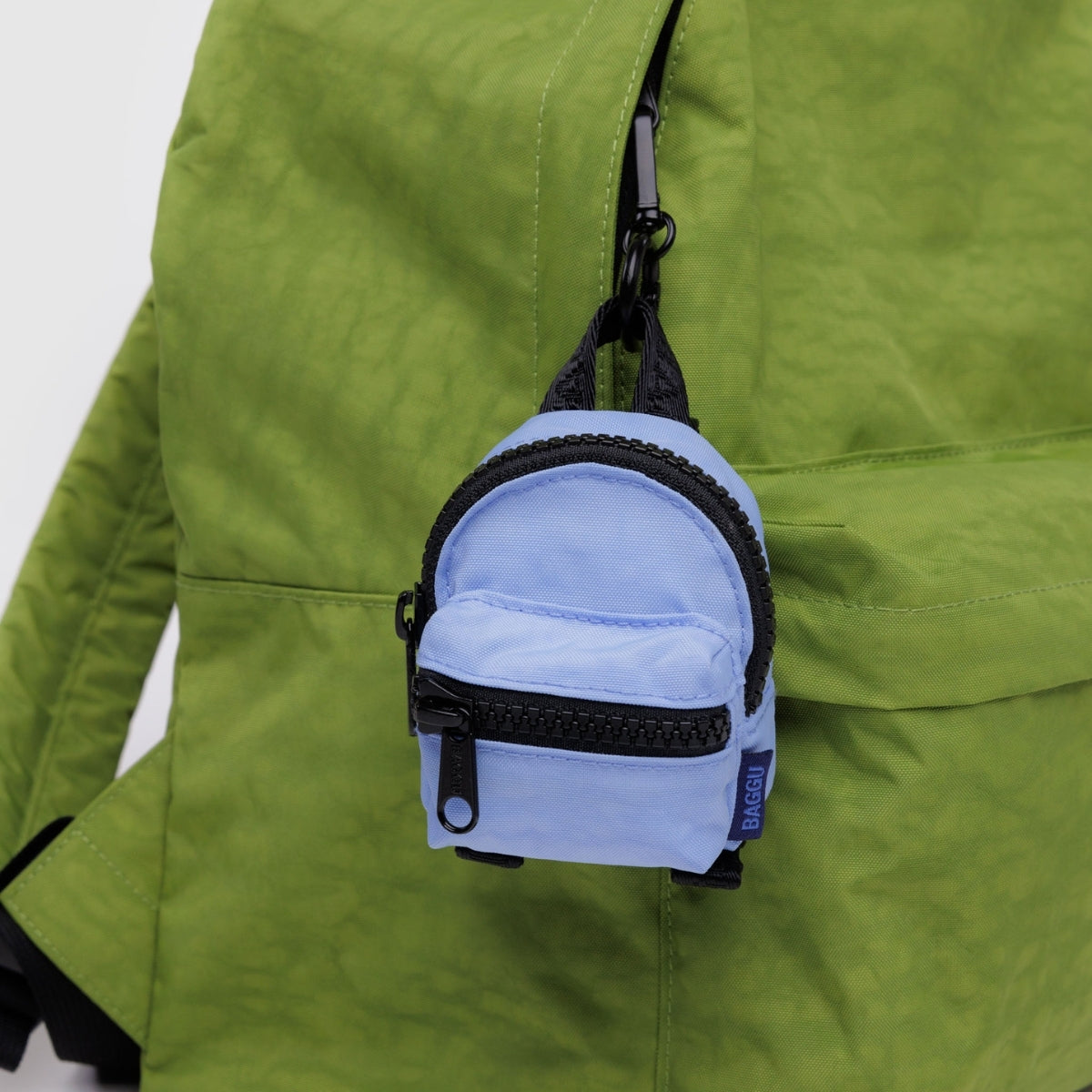 Baggu Backpack Charm in French Blue