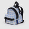 Baggu Backpack Charm in Light Blue Gingham
