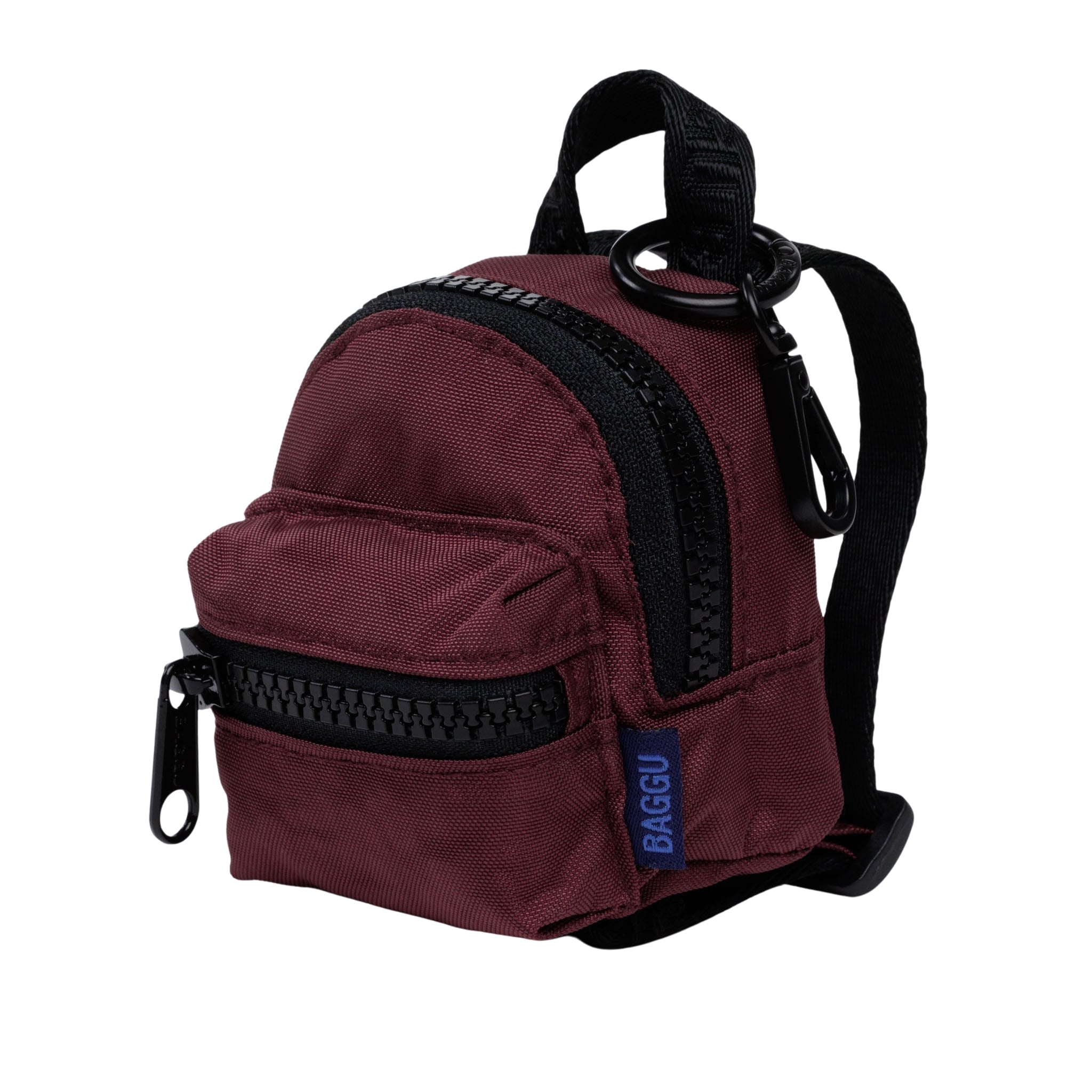 Baggu Backpack Charm in Mahogany