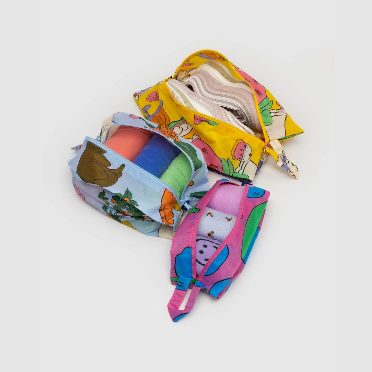 Baggu 3D Zip Set in Still Life