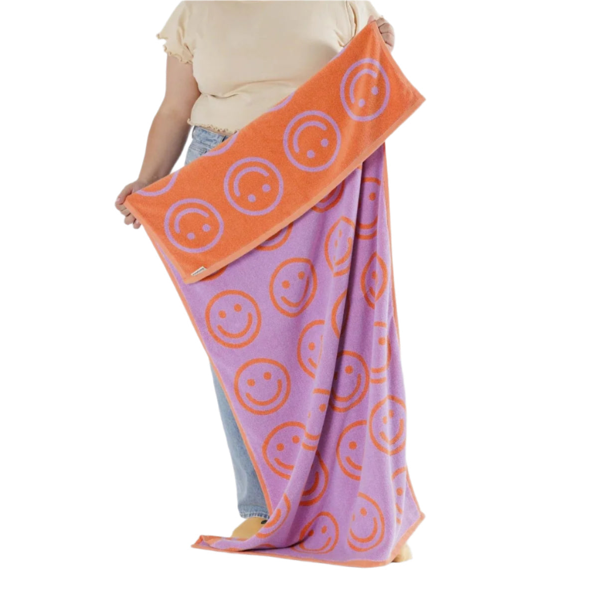 Baggu Bath Towel in Happy Lilac