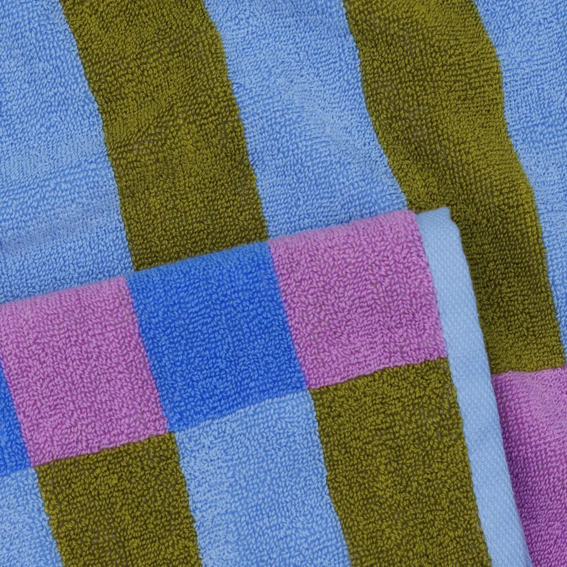 Baggu Hand Towel Set of 2 in Cabana Stripe Mix