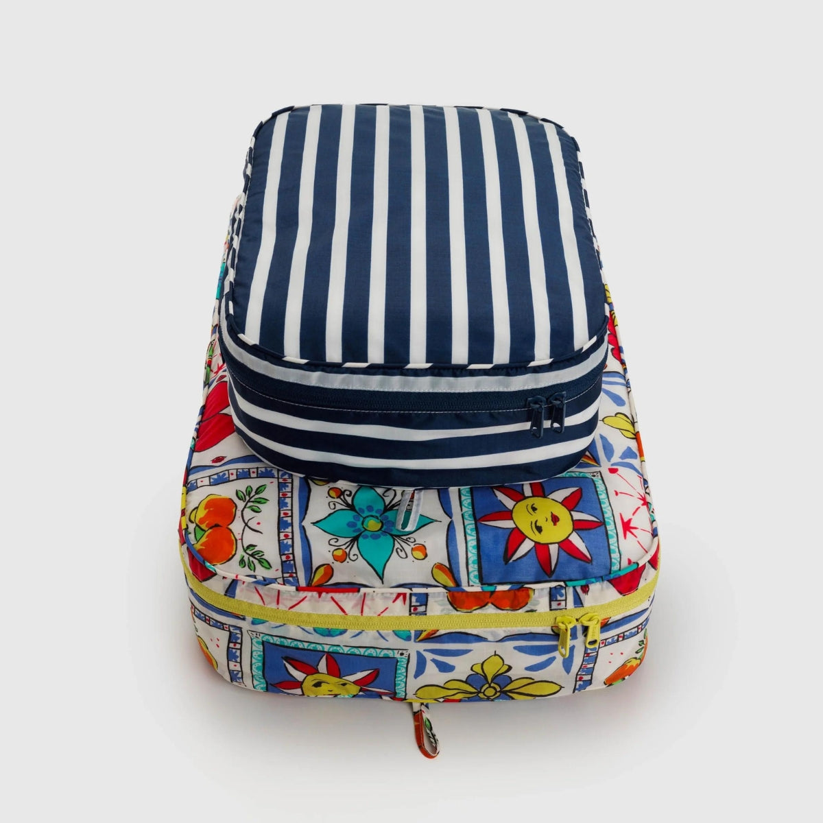 Baggu Large Packing Cube Set in Vacation Tiles