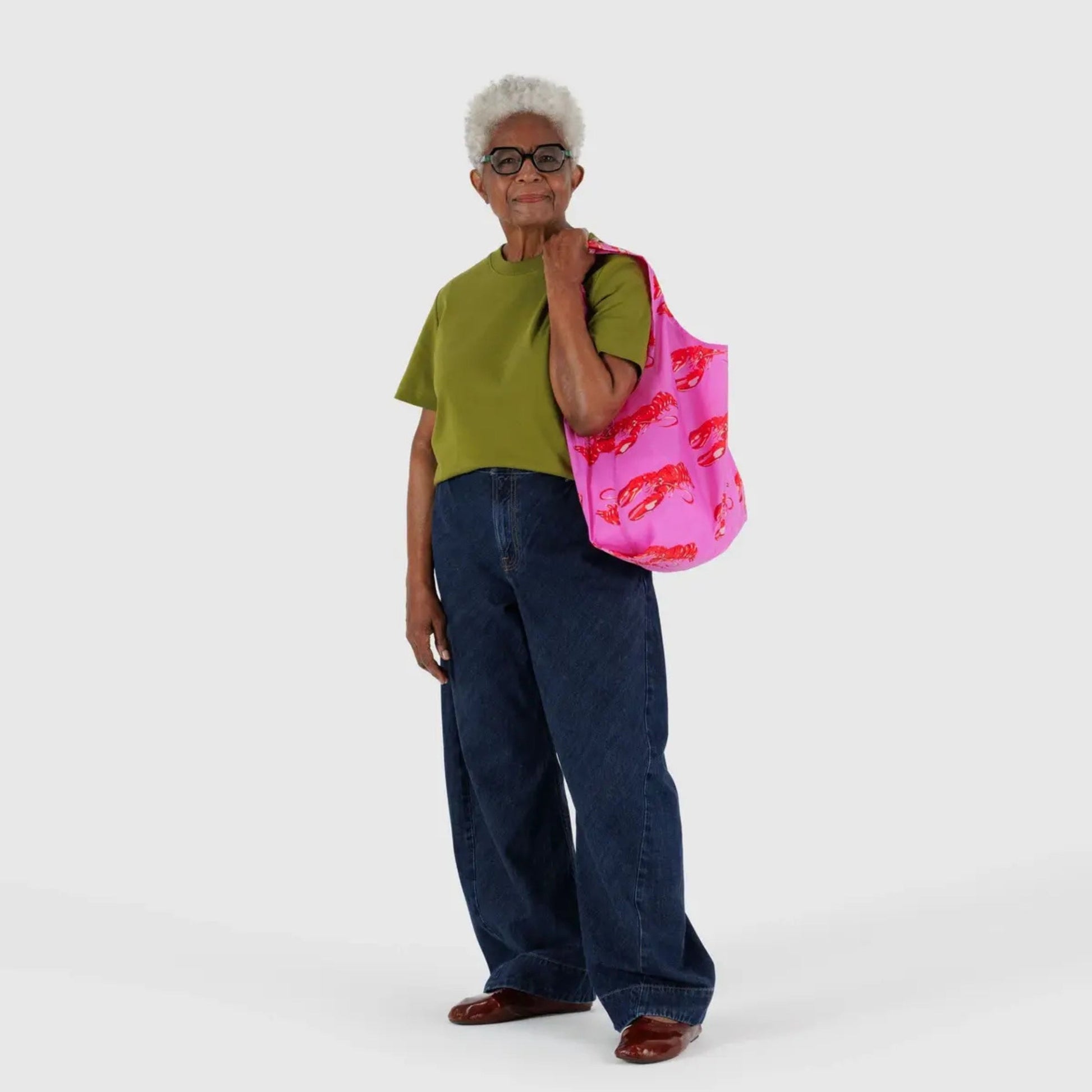 Baggu Standard Bag in Pink Lobster