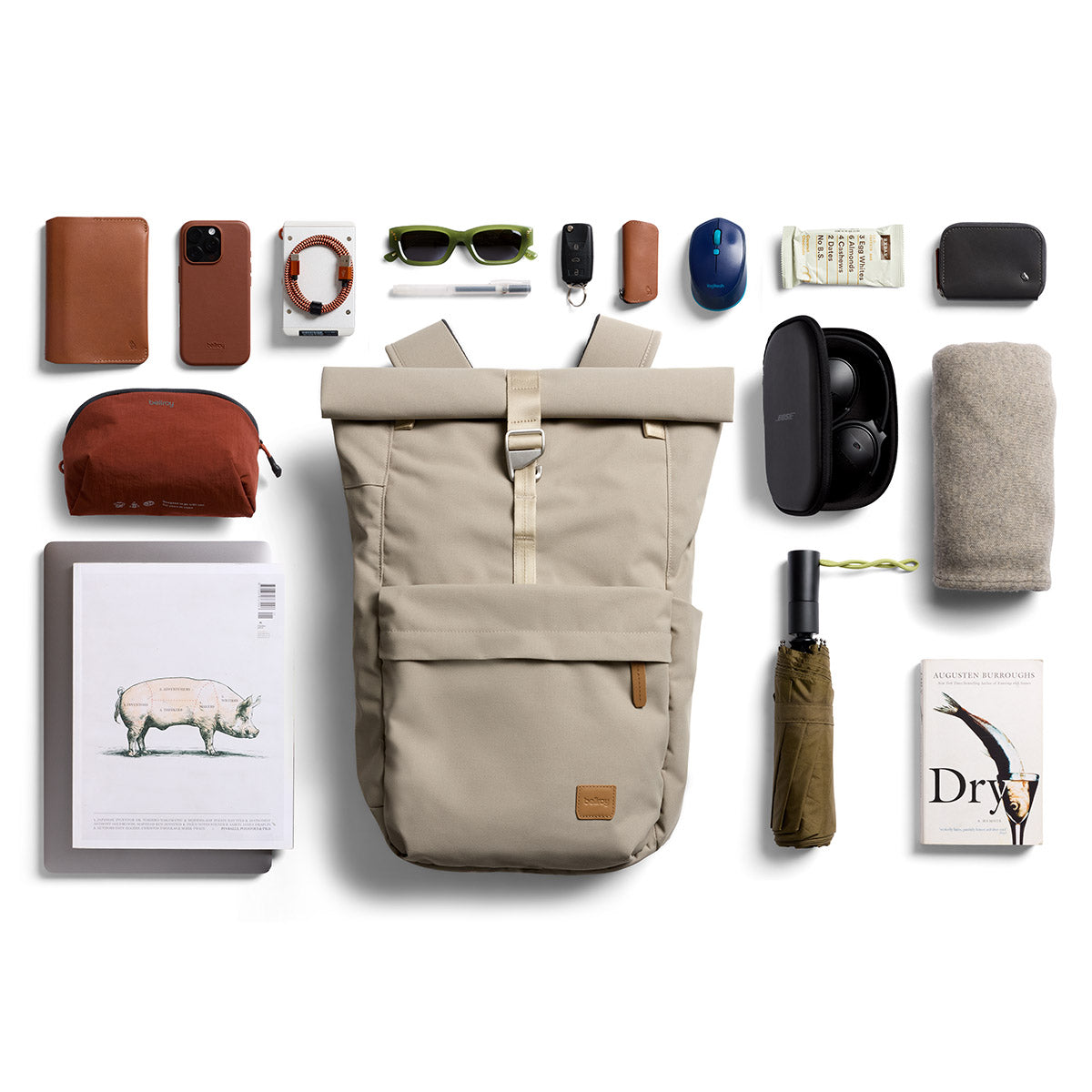 Bellroy Classic Rolltop 26L in Tahini