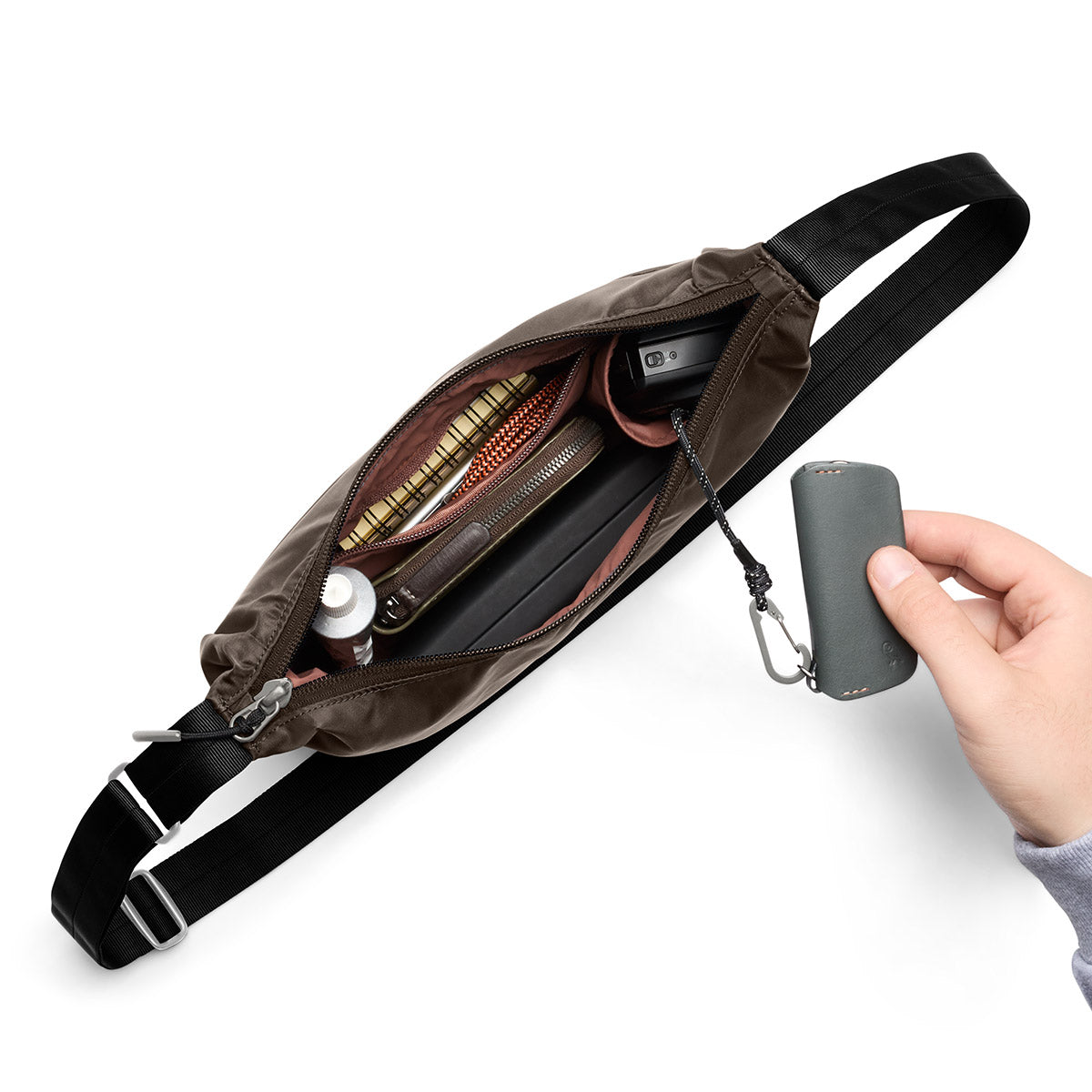 Bellroy Laneway Crescent Bag 2.5L in River Rock