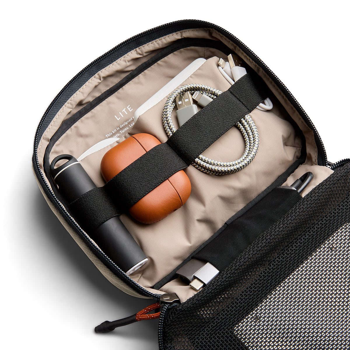 Bellroy Lite Tech Kit in Ash