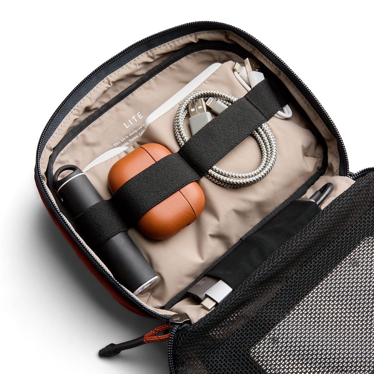 Bellroy Lite Tech Kit in Clay