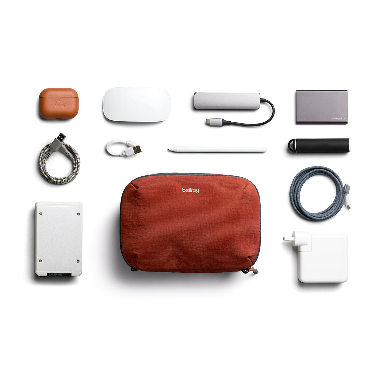 Bellroy Lite Tech Kit in Clay
