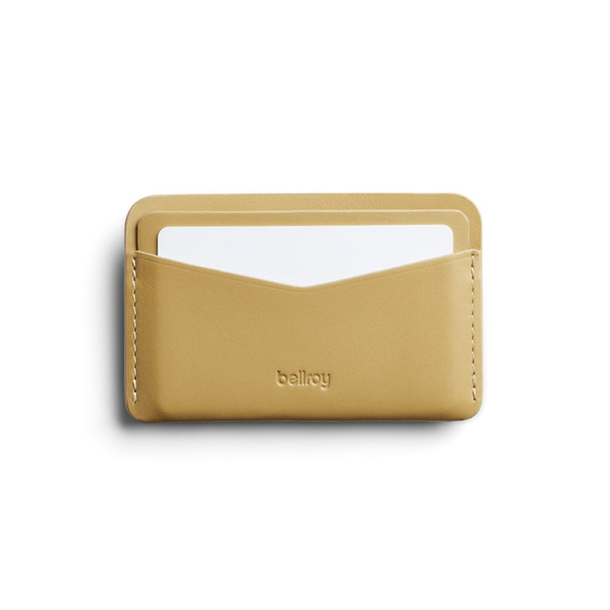 Bellroy Card Slip in Mustard