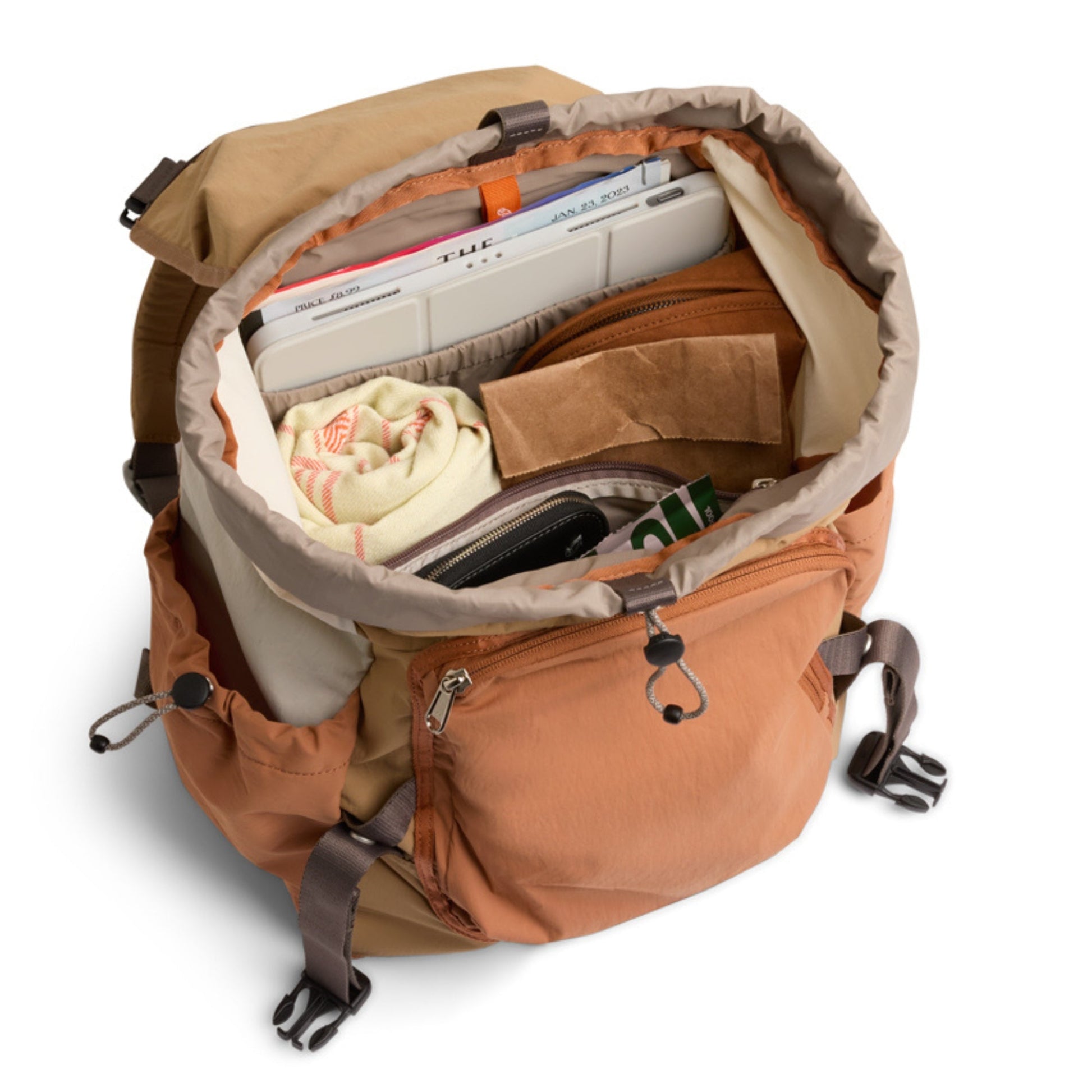 Bellroy Cinch Backpack in Sand Dune