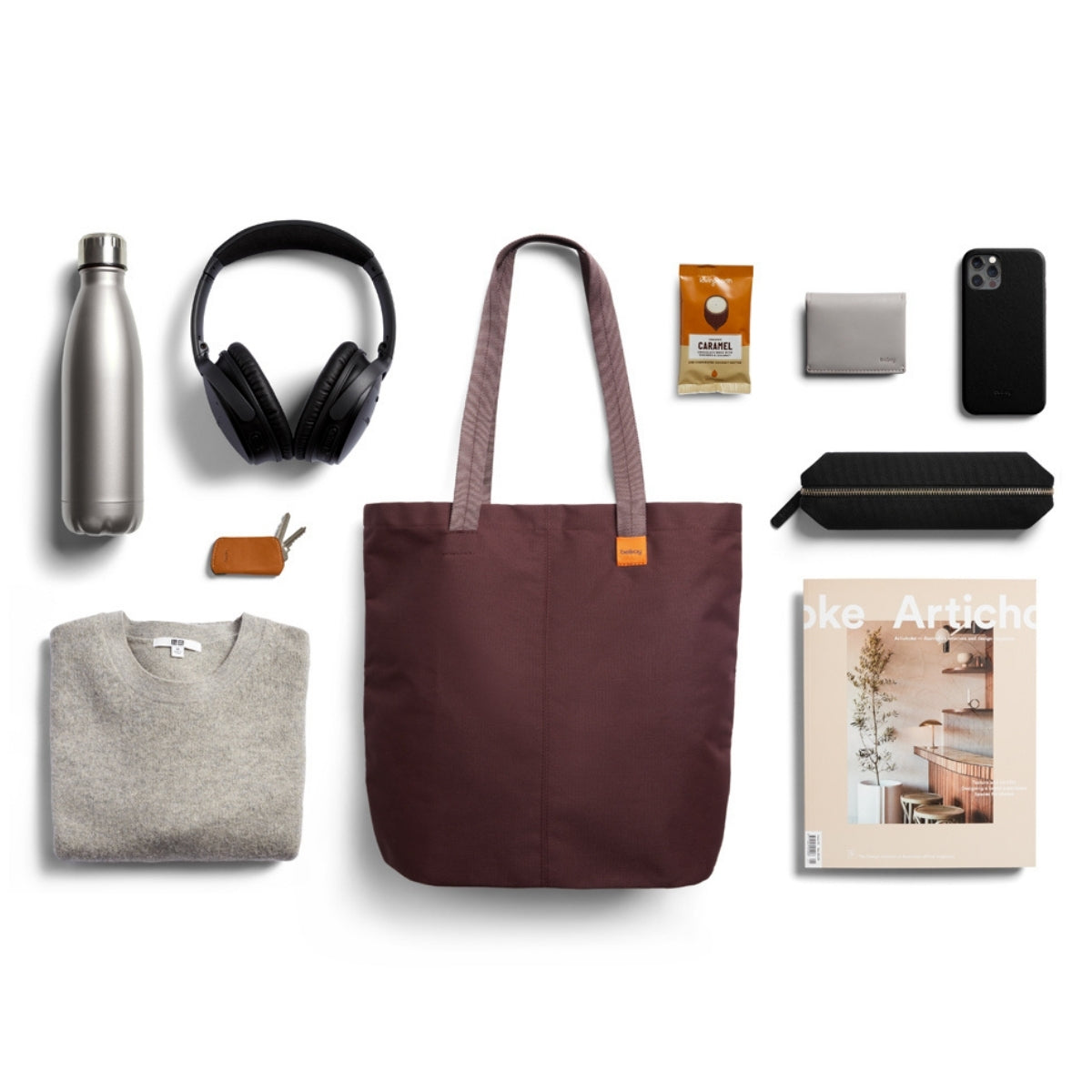 Bellroy City Tote in Burgundy