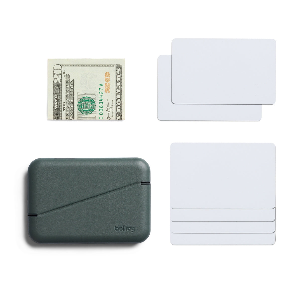 Bellroy Flip Case (Second Edition) in Everglade