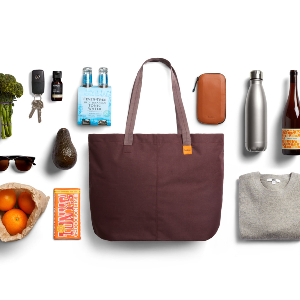 Bellroy Market Tote in Burgundy