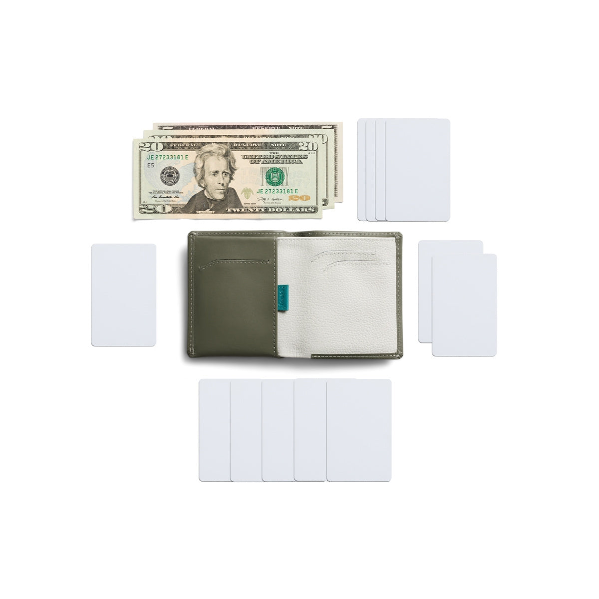 Bellroy Note Sleeve in Willow