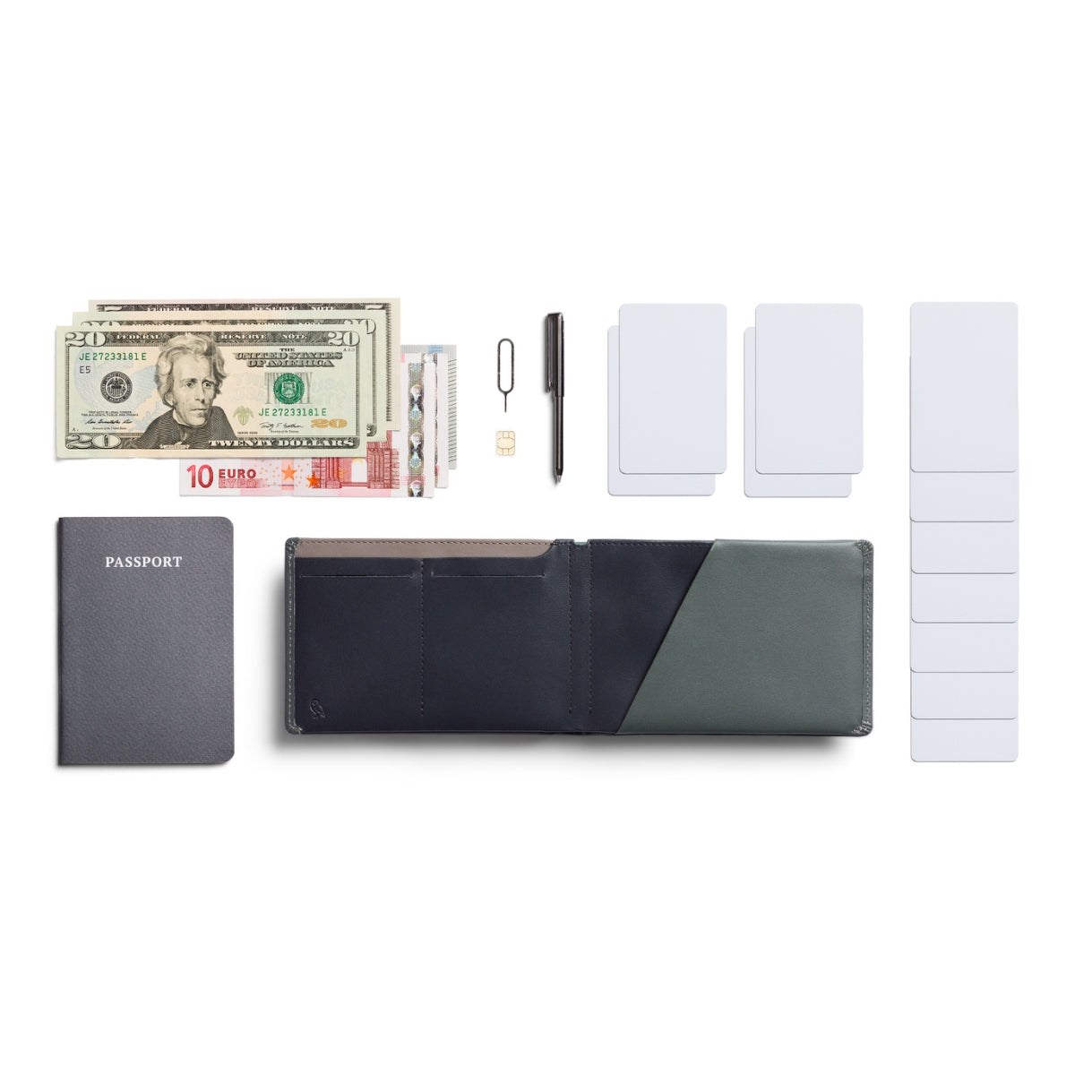Bellroy Travel Wallet in Everglade – Getoutside Shoes