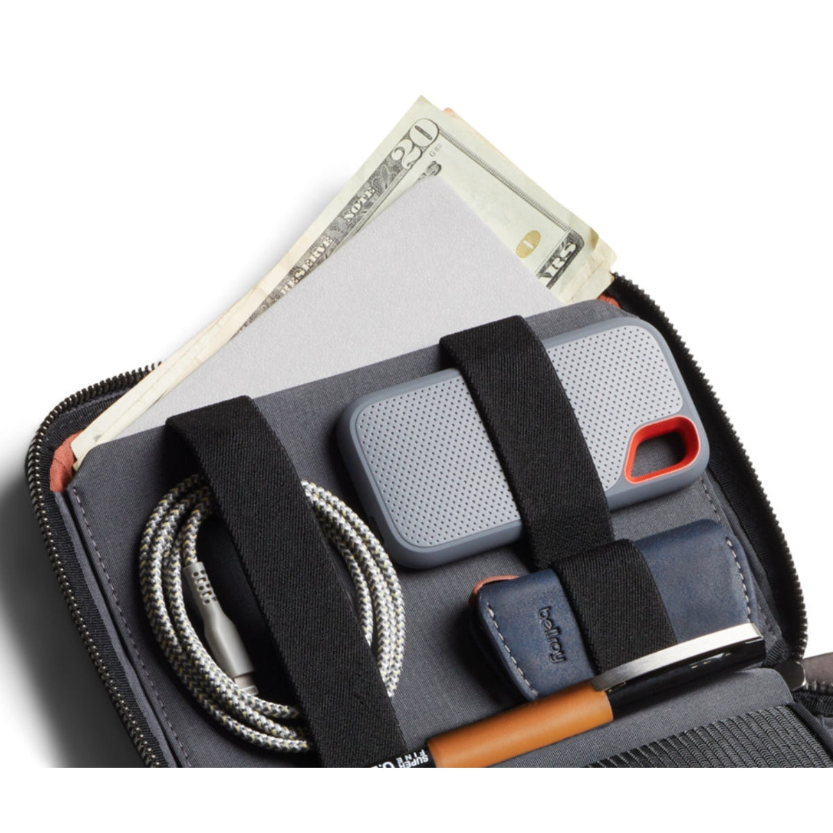 Bellroy Wonder Kit in Storm Grey