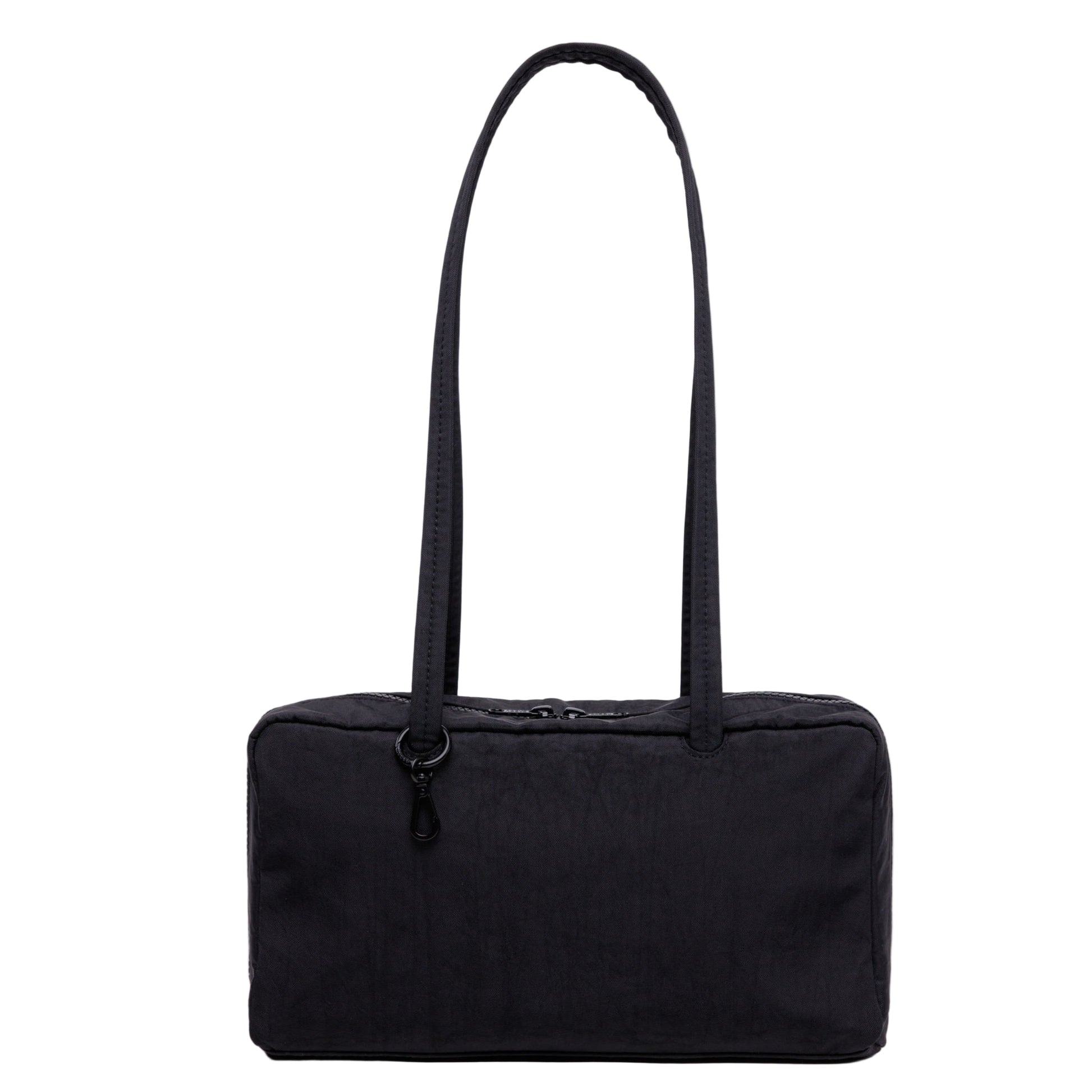 Baggu Nylon Bowler Bag in Black