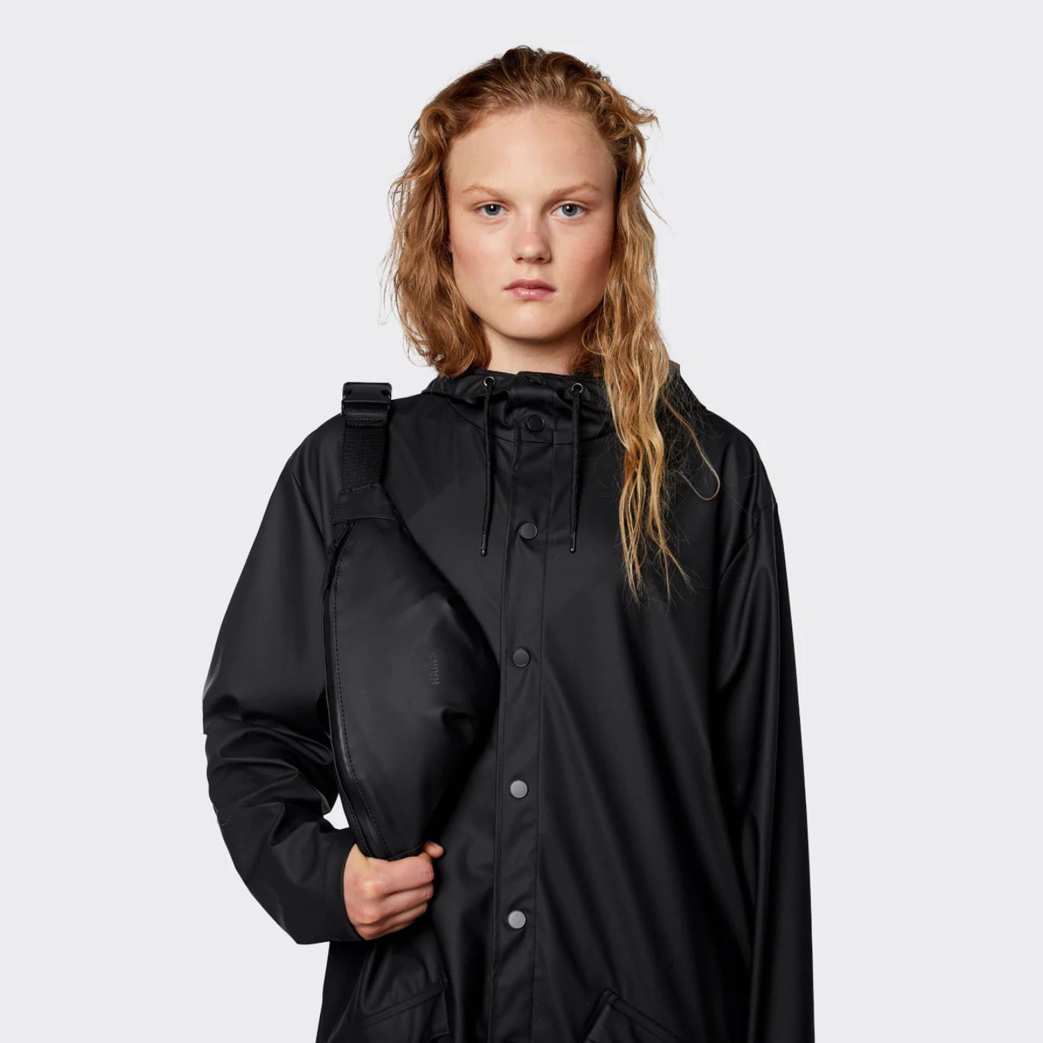 Rains Bum Bag Mini in Black
