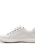 Clarks Women's Nalle Lace in White Leather