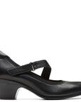 Clarks Women's Emily2 Mabel in Black Leather