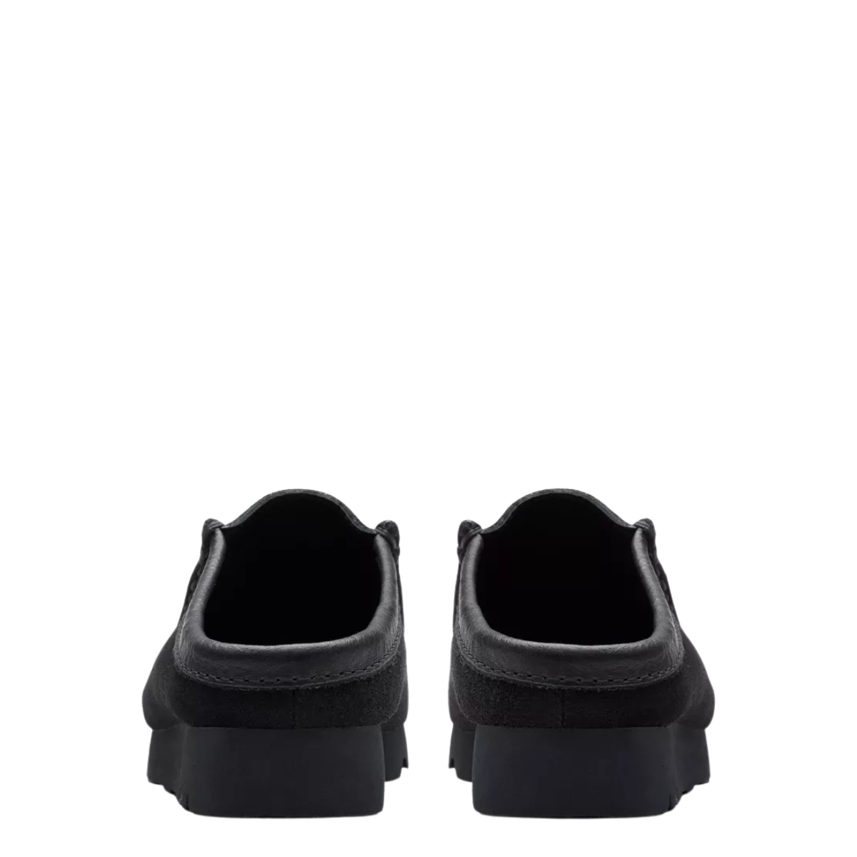 Clarks Men's Wallabee Slip in Black Suede