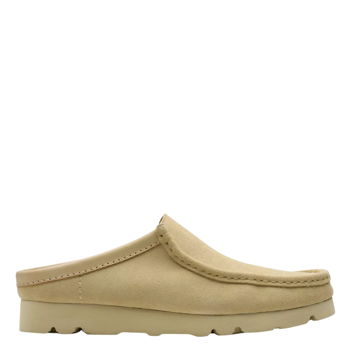 Clarks Men's Wallabee Slip in Maple Suede