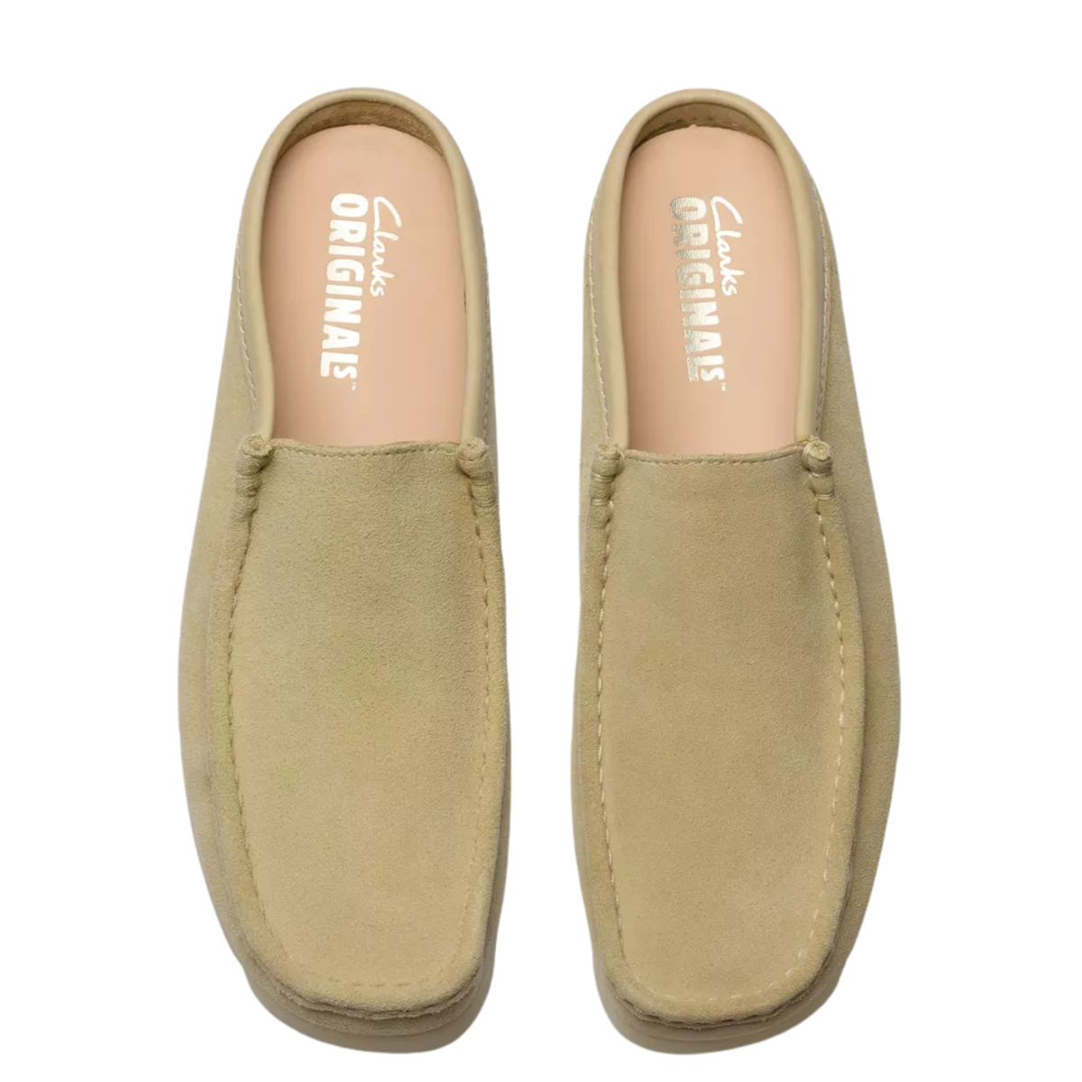 Clarks Men's Wallabee Slip in Maple Suede