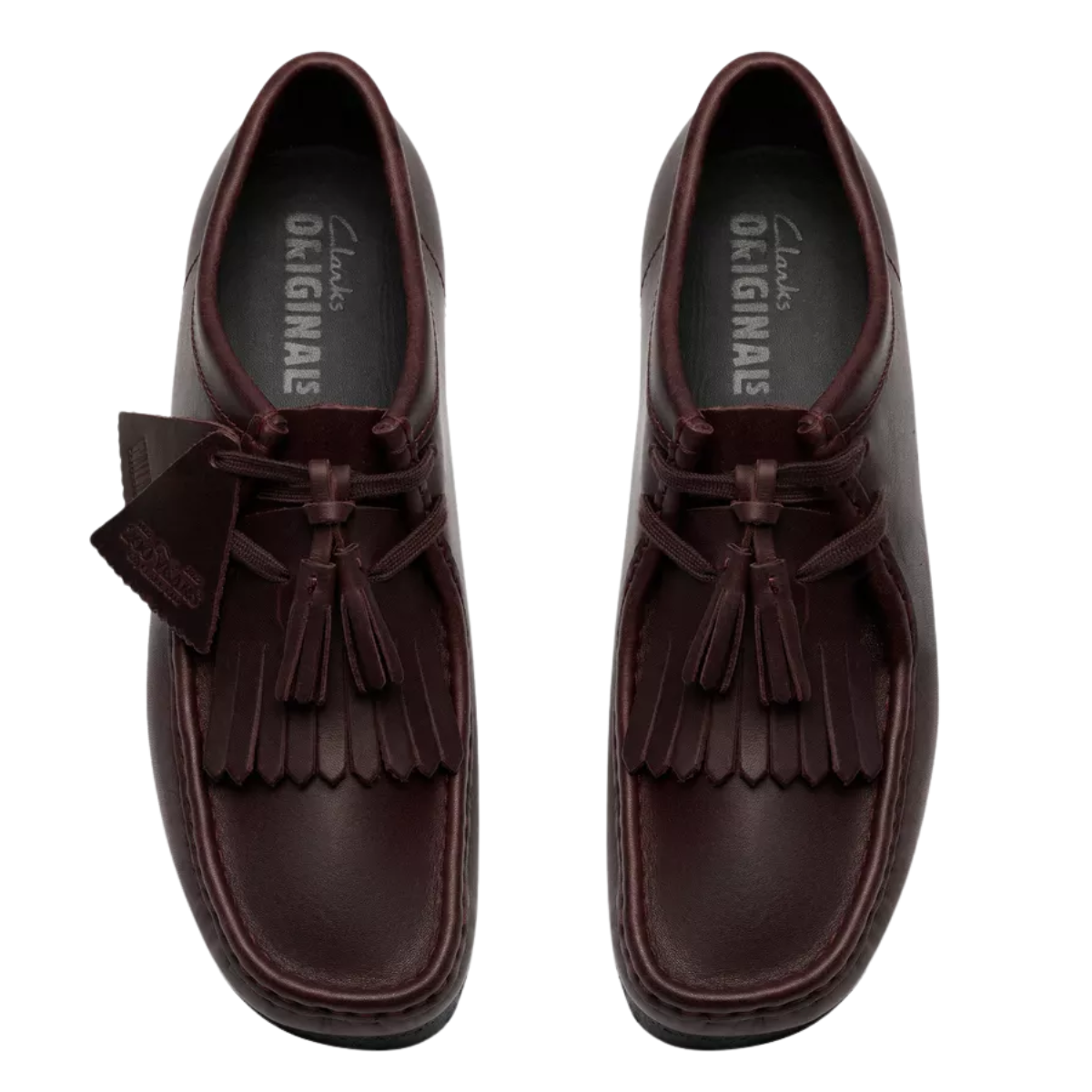 Clarks Men's Wallabee in Purple Grape Leather