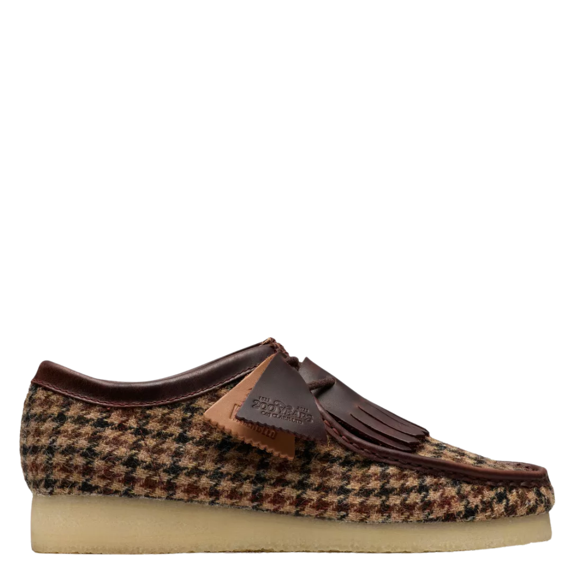 Clarks Men's Wallabee in Brown Tweed Combination