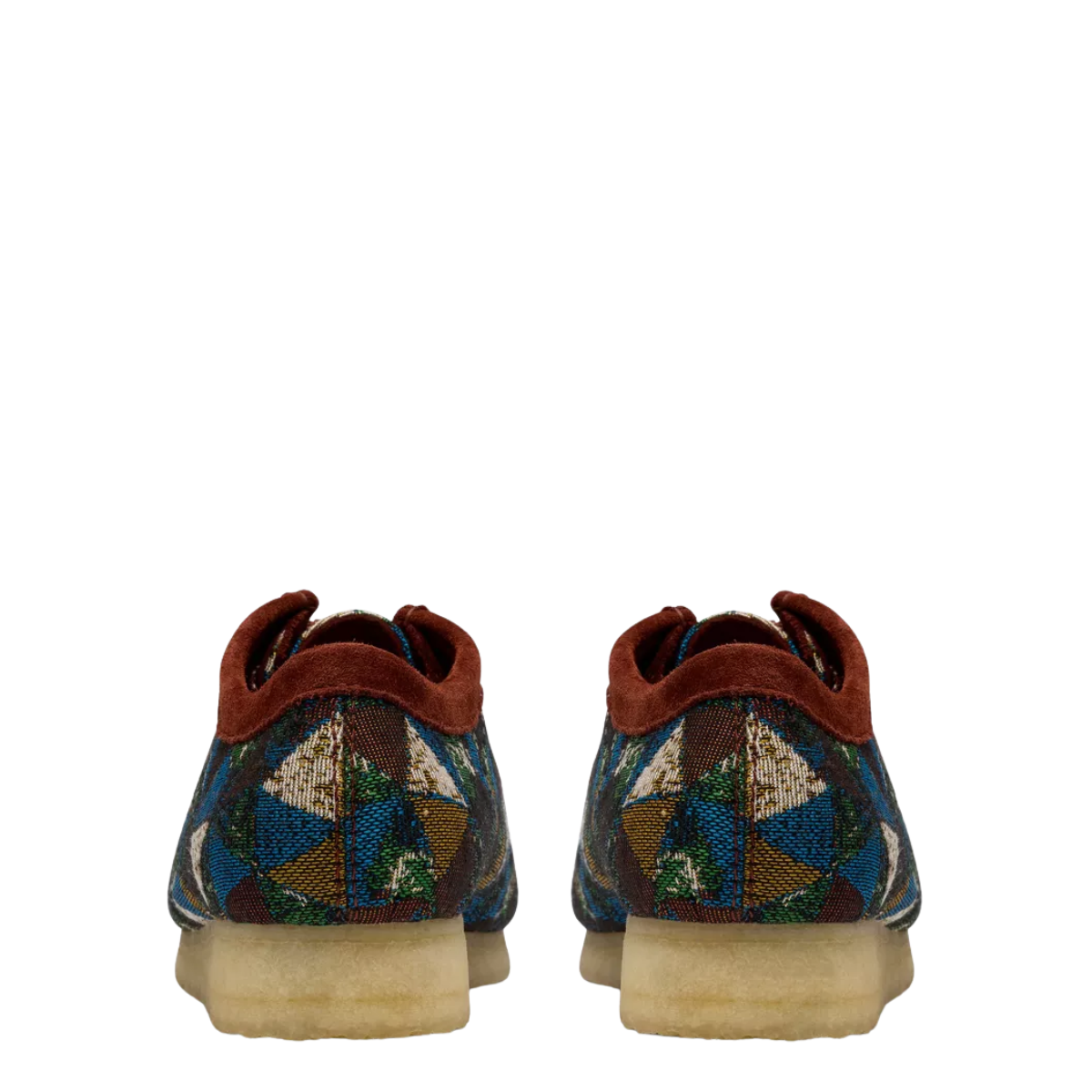 Clarks Men's Wallabee in Multicolour Textile