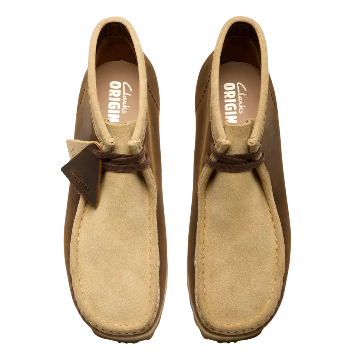 Clarks Men's Wallabee Boot RB in Beeswax Combination