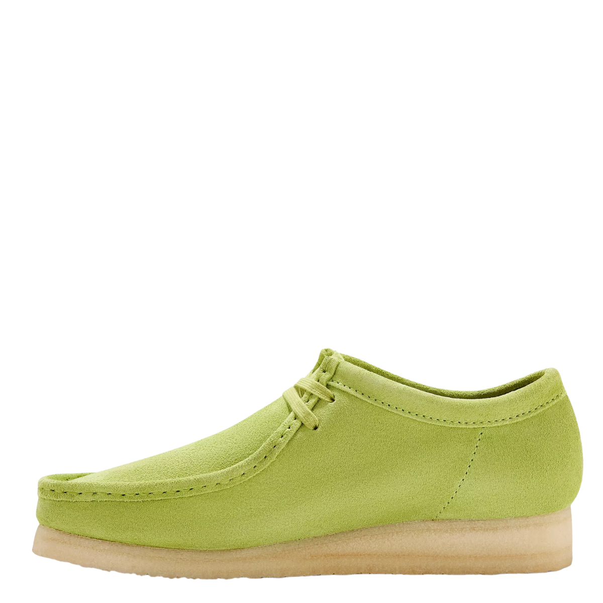 Clarks Men's Wallabee in Lime Suede