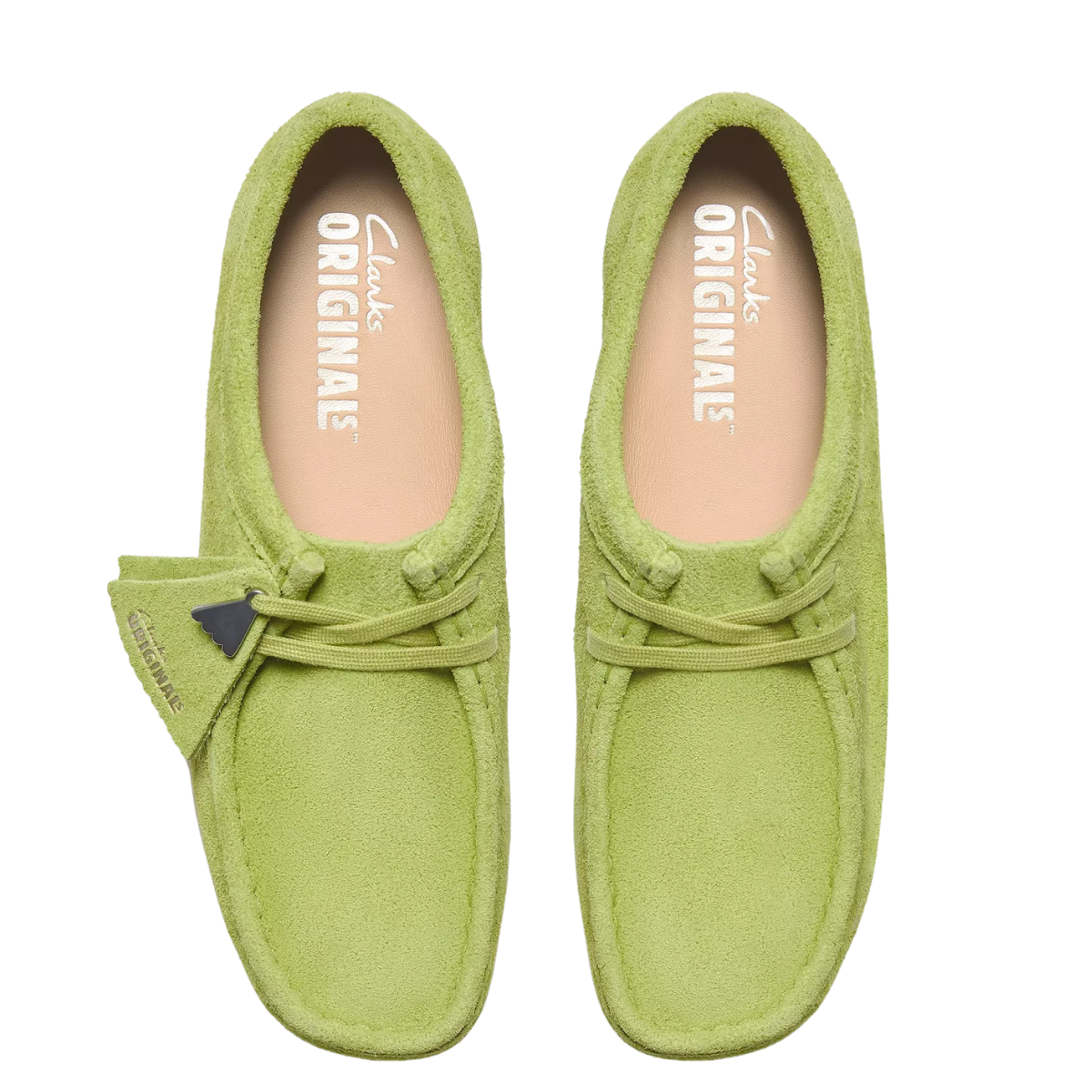 Clarks Men's Wallabee in Lime Suede